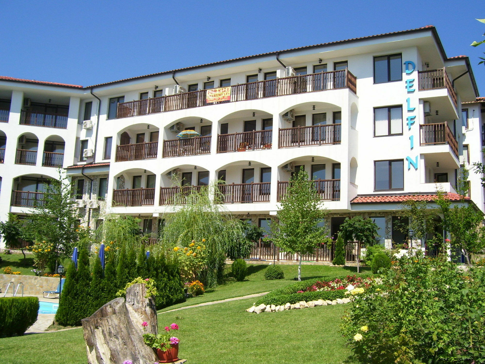 Delfin Apart Complex Sveti Vlas Exterior foto